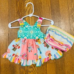 Matilda Jane dress with bloomer